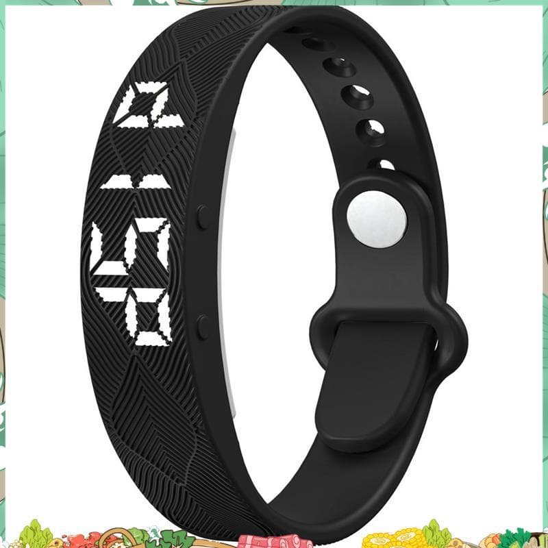 Pulseira Inteligente LED Digital À Prova Dwaterproof Água 12 Grupos Wake-Up Monitor De Temperatura Corporal Correndo Ped
