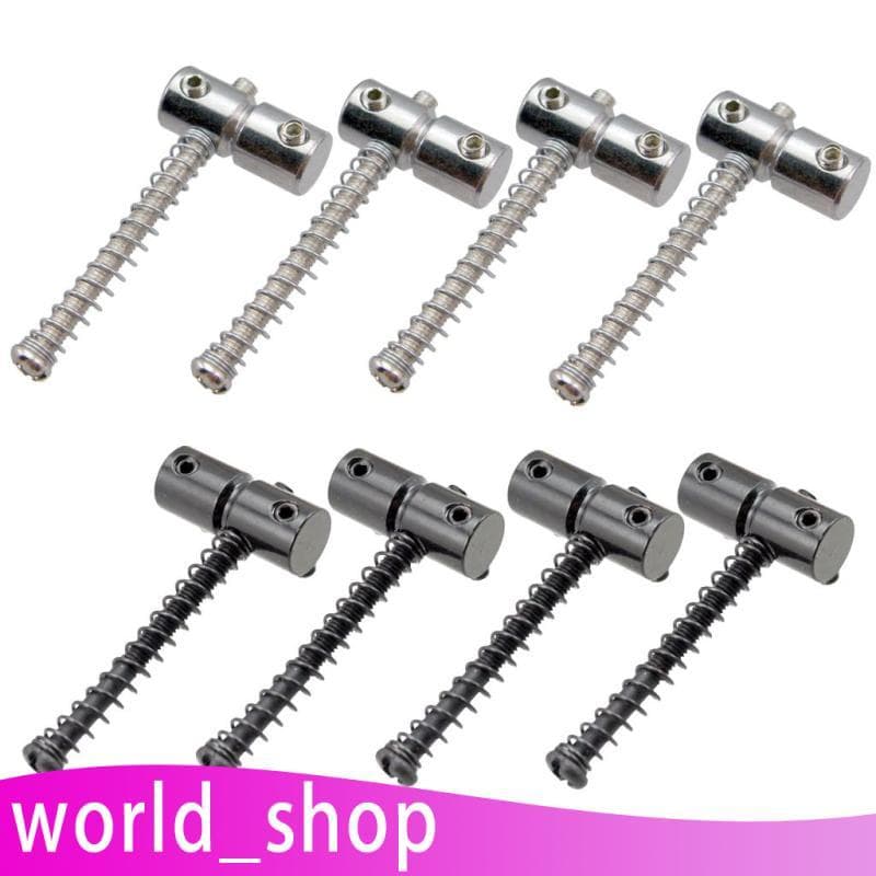 [World_shop] Acessórios Para Instrumentos Musicais Selas De Ponte Com Trava Substituição Preta