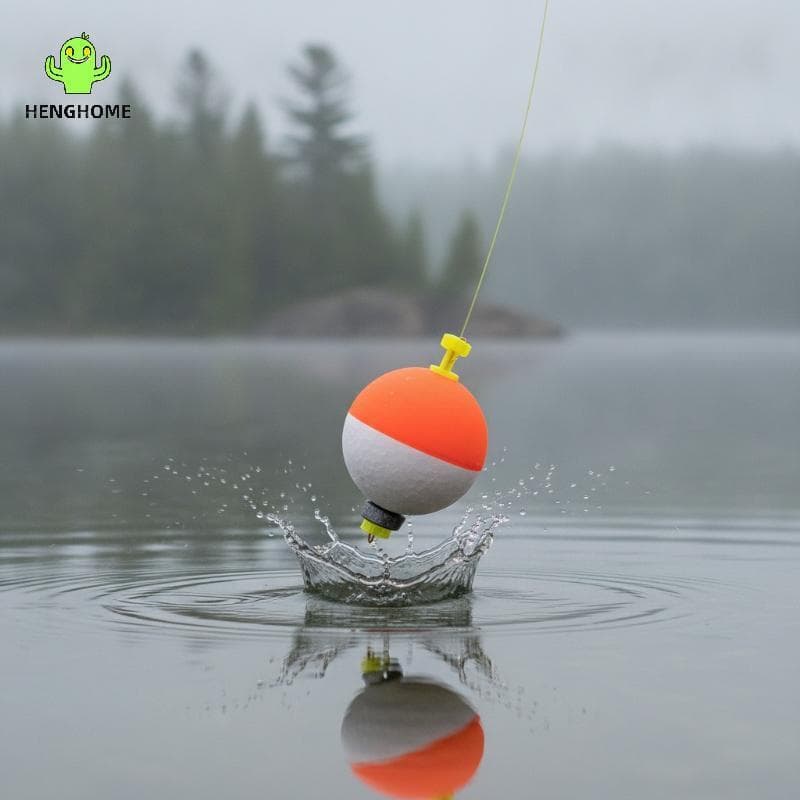 HENGHOME 5 Pçs Resistente A Quedas Snap-On Bobber De Pesca Flutua Kit Artesanal Rolhas De Espuma EVA Para Água Panfish N