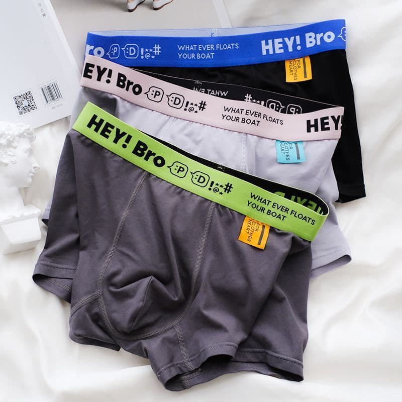 Novo produto roupa interior masculina Modal algodão antibacteriano respirável boxer Shorts confortável boxer juventude c