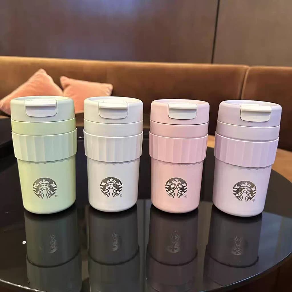 Starbucks copo mestre de gelo rosa macio copo térmico portátil xícara de café presente para namorada formatura presente