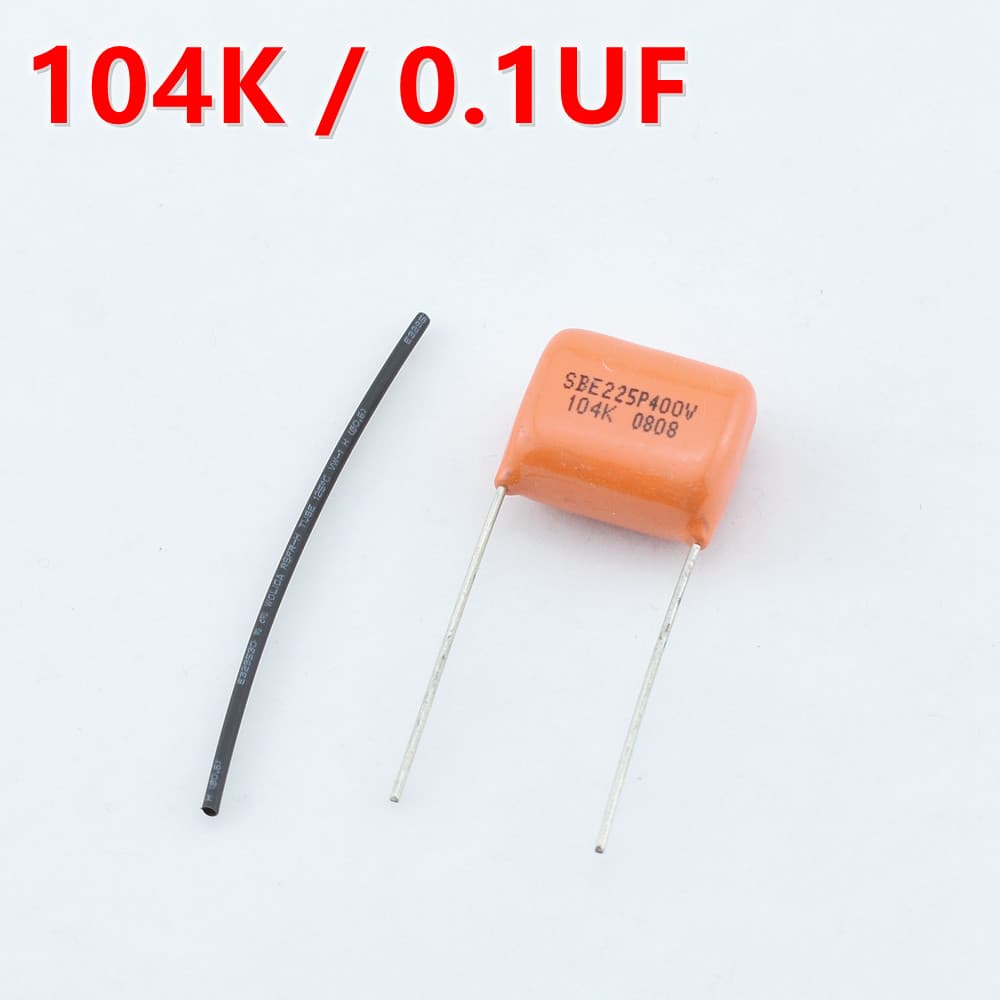Produto americano Speedo SBE (CED) 0.1 uf 104K Guitarra elétrica Capacitor de tom de baixo elétrico