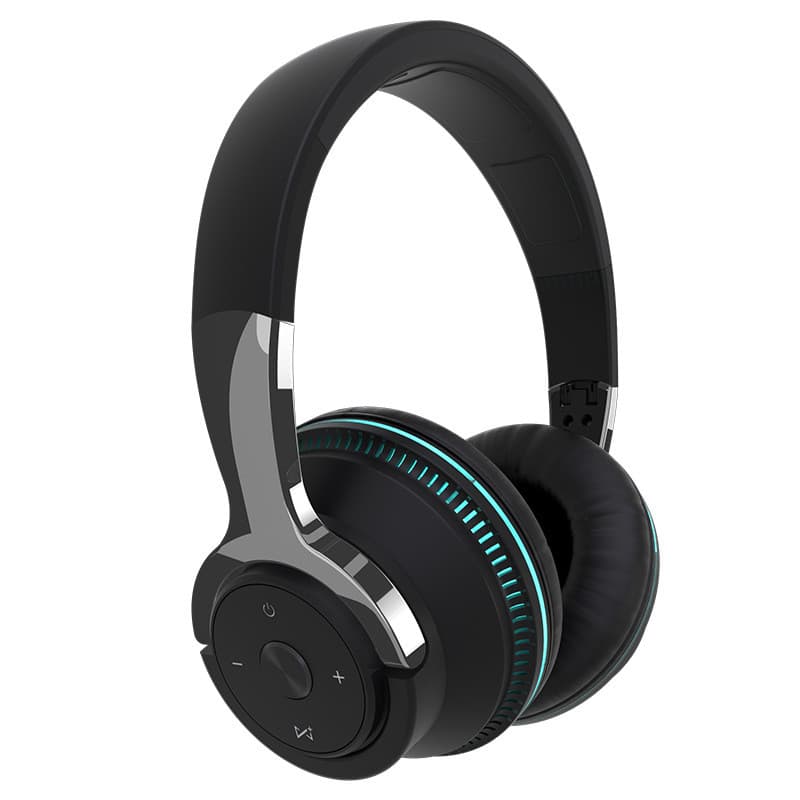 2026 novo estilo modelo privado H2 fone de ouvido colorido luminoso Subwoofer dobrável fonte de fone de ouvido retrátil2
