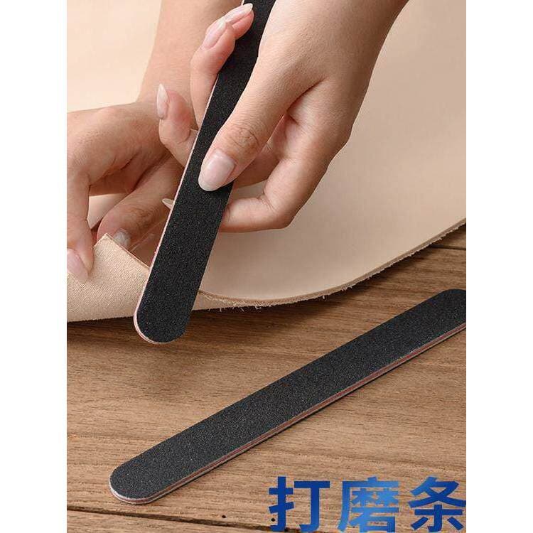 DIY artesanal de couro moagem vara Multi-Purpose tira de moagem modelo fazendo ferramenta engrossado polimento de unhas