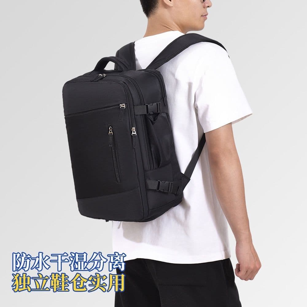 Mochila casual unissex para uso transfronteiriço, mochila escolar para estudantes, mochila impermeável para laptop, com