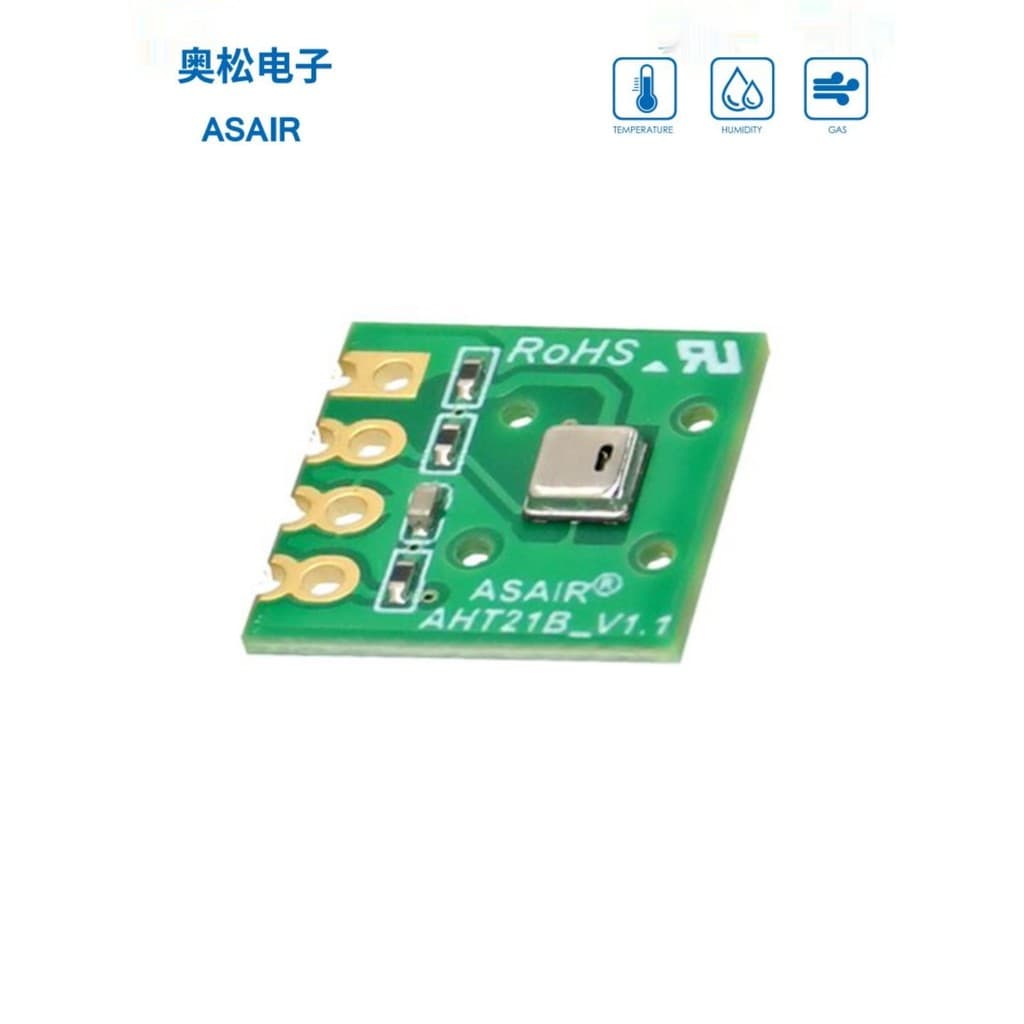 ASAIR ASAIR AHT21B Capa protetora Módulo Digital de temperatura e umidade Sensor Resposta rápida