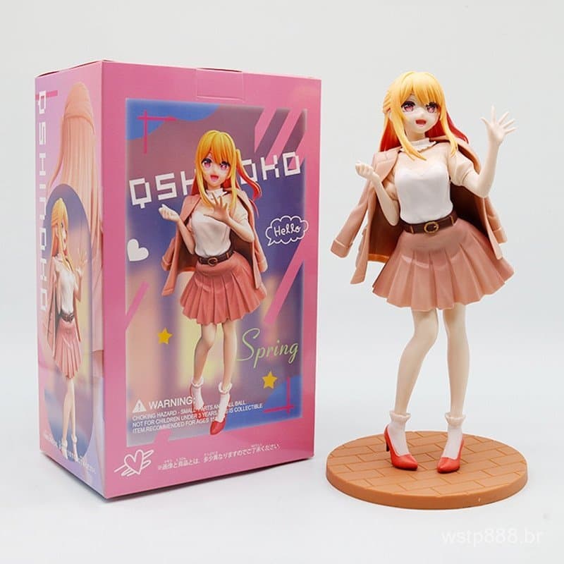 Figura colecionável de 202523cm do anime japonês "Push Idol" - Meu ídolo favorito, Hoshino Ruby.