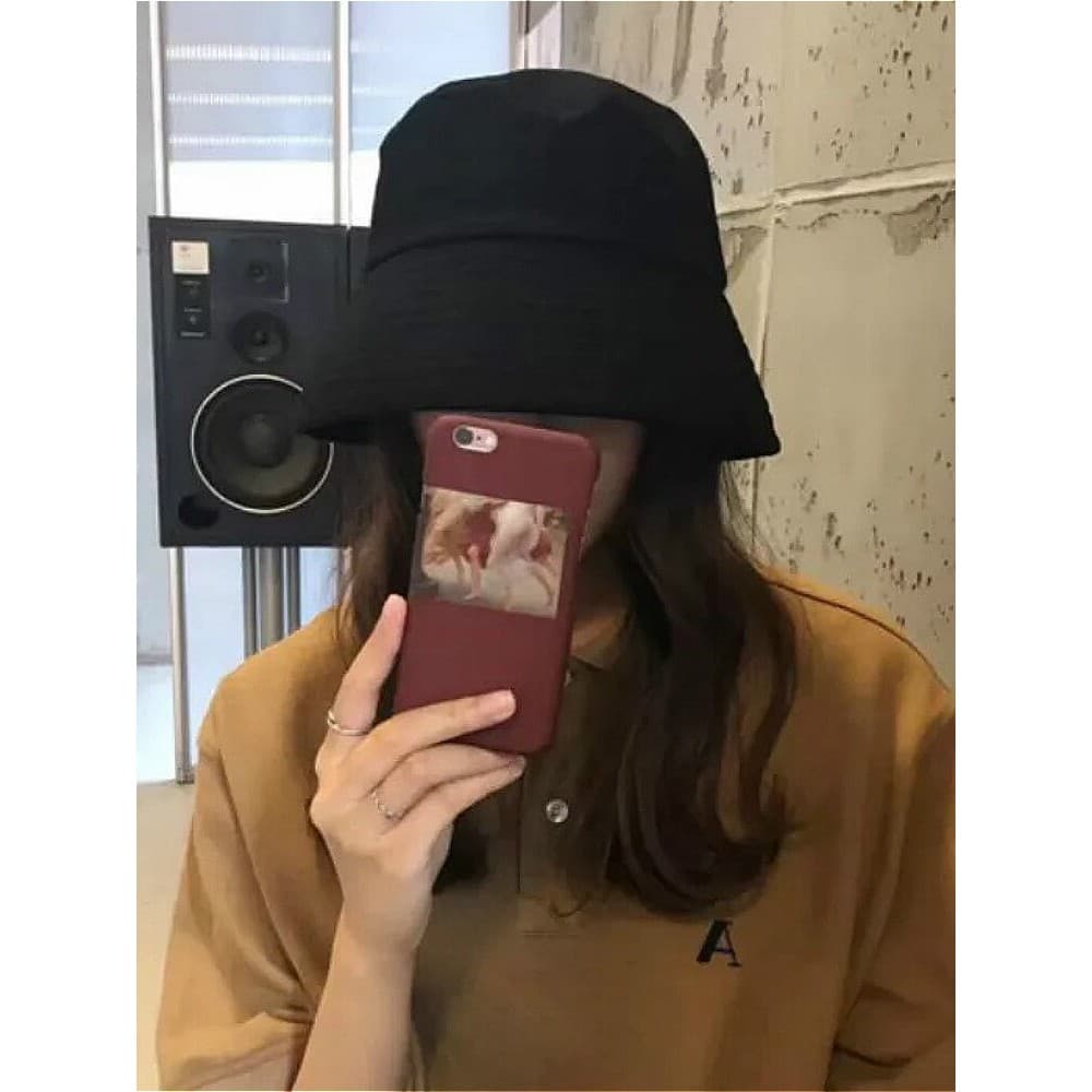 Estoque preto pronto!Super Face-revelamento pequeno dez mil anos estilo All-Match chapéu feminino primavera verão na mod