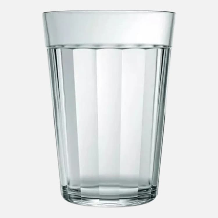Copo Americano Duplo 300 ml Transparente - Kit com 12 Unidades