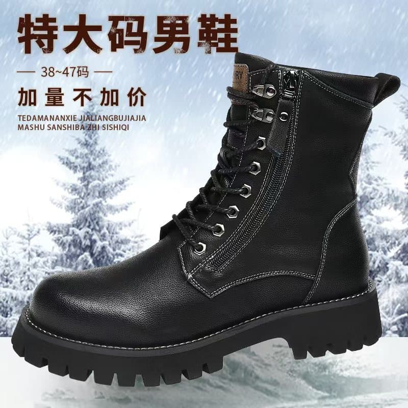 Dragonfly marca Martin botas masculinas estilo britânico de alta qualidade inverno velo-velo quente Workwear botas na mo