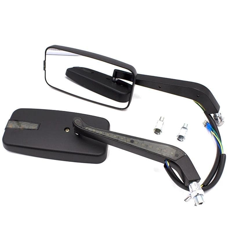 M10 10Mm Motocicleta Led Sinal De Volta Correndo Luz Lateral Espelho Retrovisor Para Honda Kawasaki Suzuki Rua Cruiser P