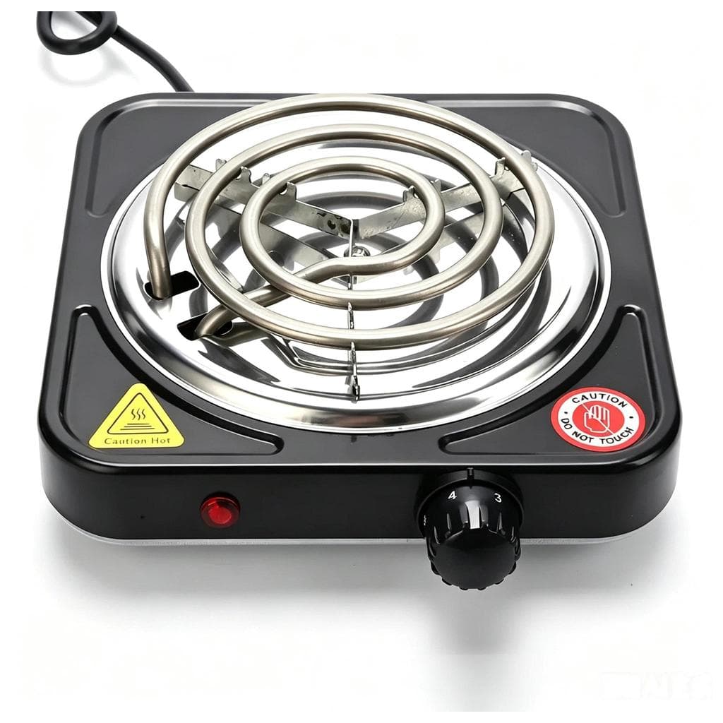 Fogão Elétrico 1 Boca 1000W Portátil Fogareiro Cooktop com Controle de Temperatura 127V/220V