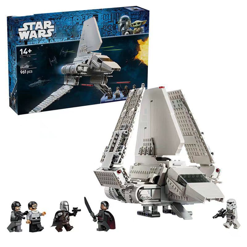 961pcs Imperial Rumda-Level Shuttle Compatível Lego Star Wars Boy Montado Bloco de Construção Brinquedo Presente