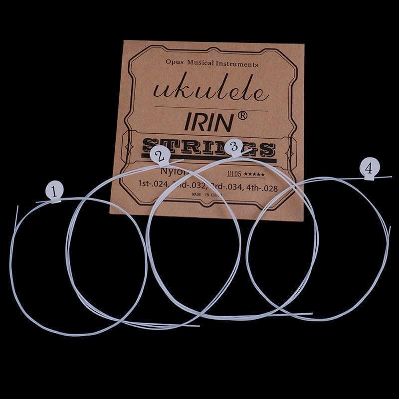 [sum] 4 Unidades/Conjunto Cordas Para ukulele nylon Branco U105 Acecg tuning Corda BR