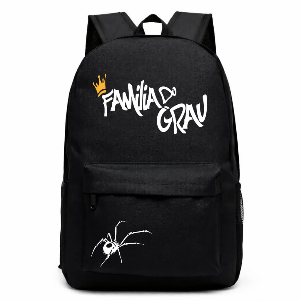 Mochila Estampada Osascorte Bolsa 244 Motoqueiro Grau Aranha Role Escola Moto Família