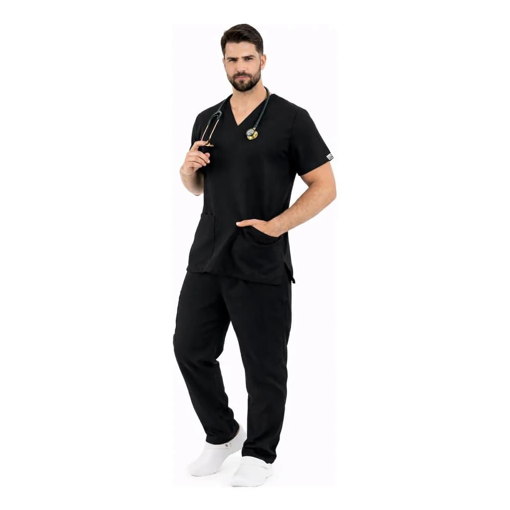 Pijama Cirúrgico Masculino Scrub Hospitalar Unissex Medicina Enfermeiro E Cuidador De Idosos