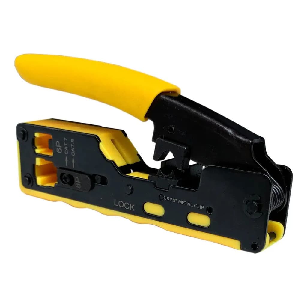 Alicate De Passagem Rj45 Rj11 Cat7 Cat8 Cat5e Cat6