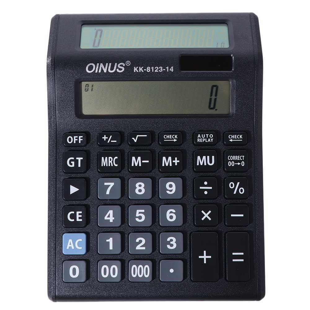 Calculadora Solar De Tela Dupla , De Contador Financeiro Multifuncional Com Grande , Papelaria