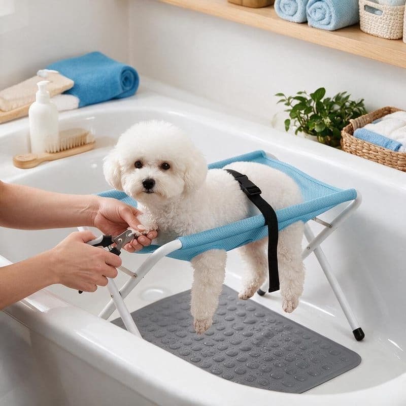 Mesa De Rede Para Banho De Cães Com Suporte E Gatos Pequenos