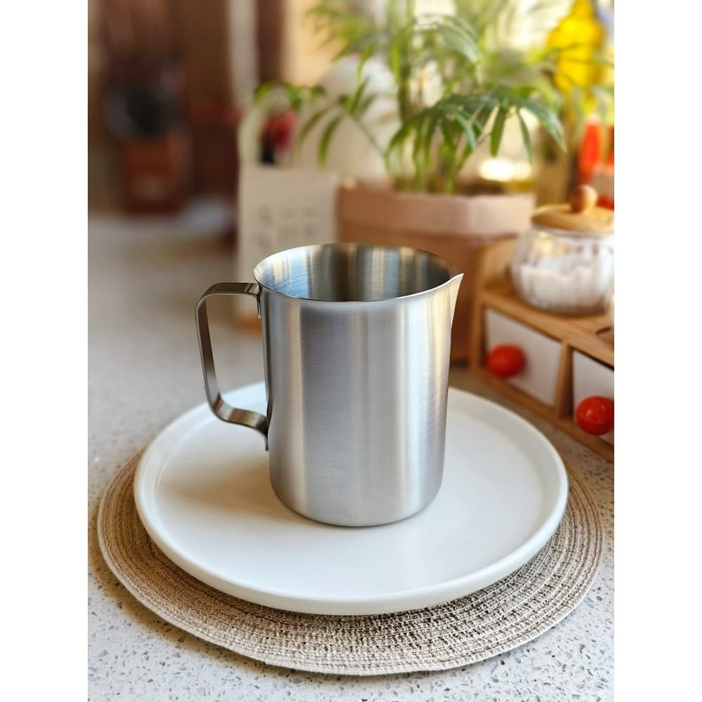 Leve 1 litro 304 copo de medição de aço inoxidável grande capacidade cozinha ovo-bater leite cozimento copo leite loja c