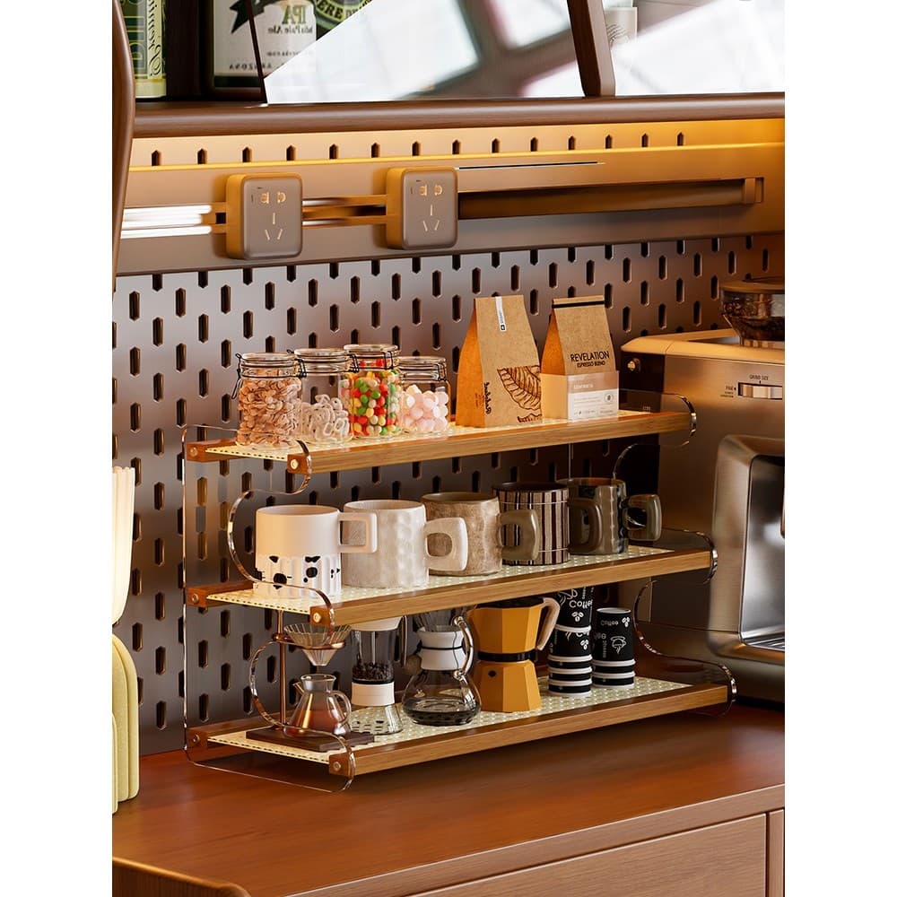 Suporte de copo estilo japonês, luz de alta qualidade, luxo, alta aparência, copo de água, prateleira, copo de café, Rac