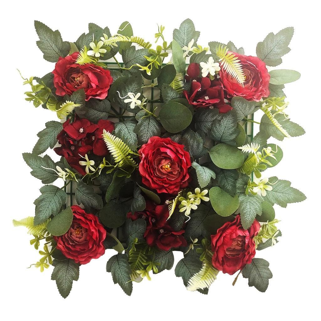 Painel De Parede De Flor De Peônia 3D Vegetação Artificial Cenário Floral 35 Cm Para Festa De Casamento Decoração De Cas