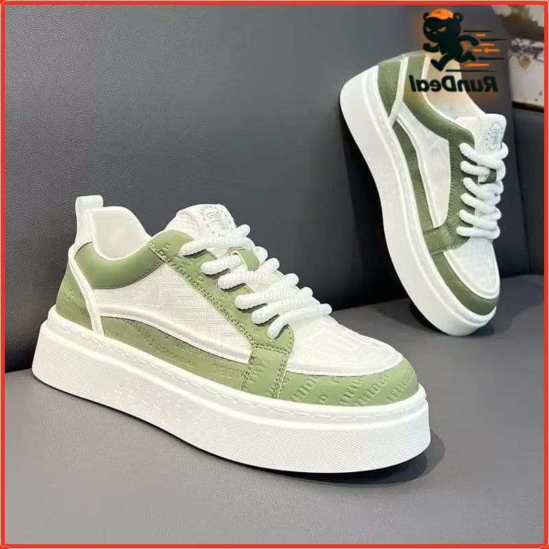 Sapatos masculinos verão respirável na moda All-Match Casual tênis brancos adolescentes Anti-deslizamento esportes de so