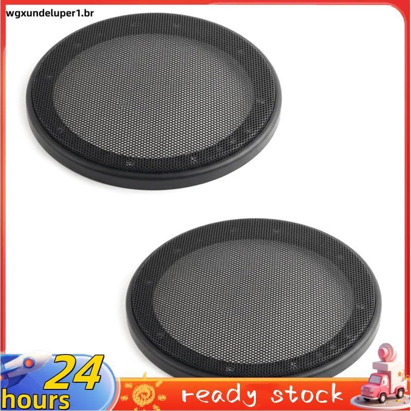 Capa De Grade Para Alto-Falante De Carro 6.5 , De Subwoofer Em Favo De Mel , Protetor Adequado A Maioria Dos Veículos