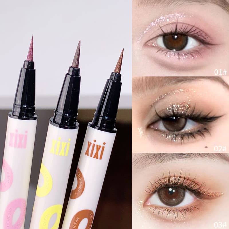 Pearl Silver ins Tears Color Pen Caneta delineadora líquida à prova d'água!Smashing Super Hot Não Mancha Diamante Brilha