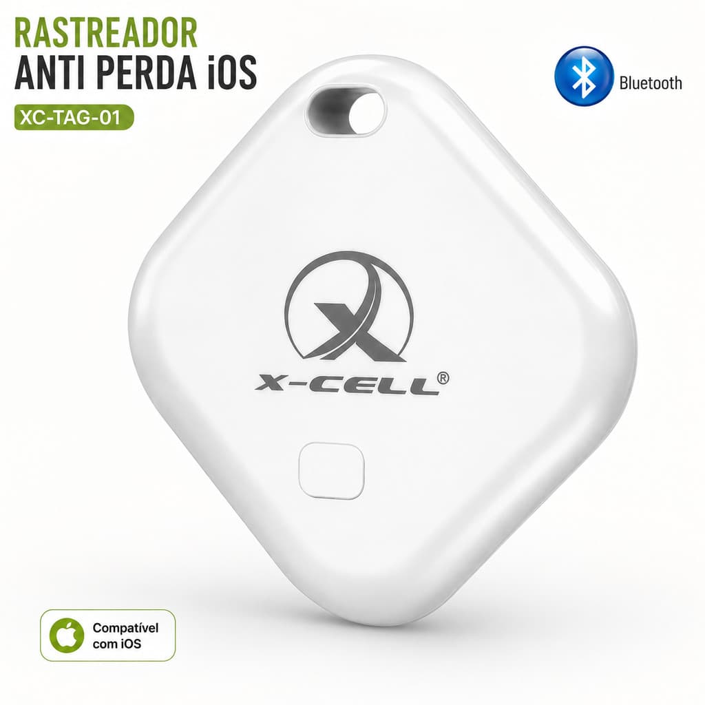 Tag Rastreador Anti Perda Bluetooth Compatível iOS Buscar Localizador de Objetos XC-TAG-01
