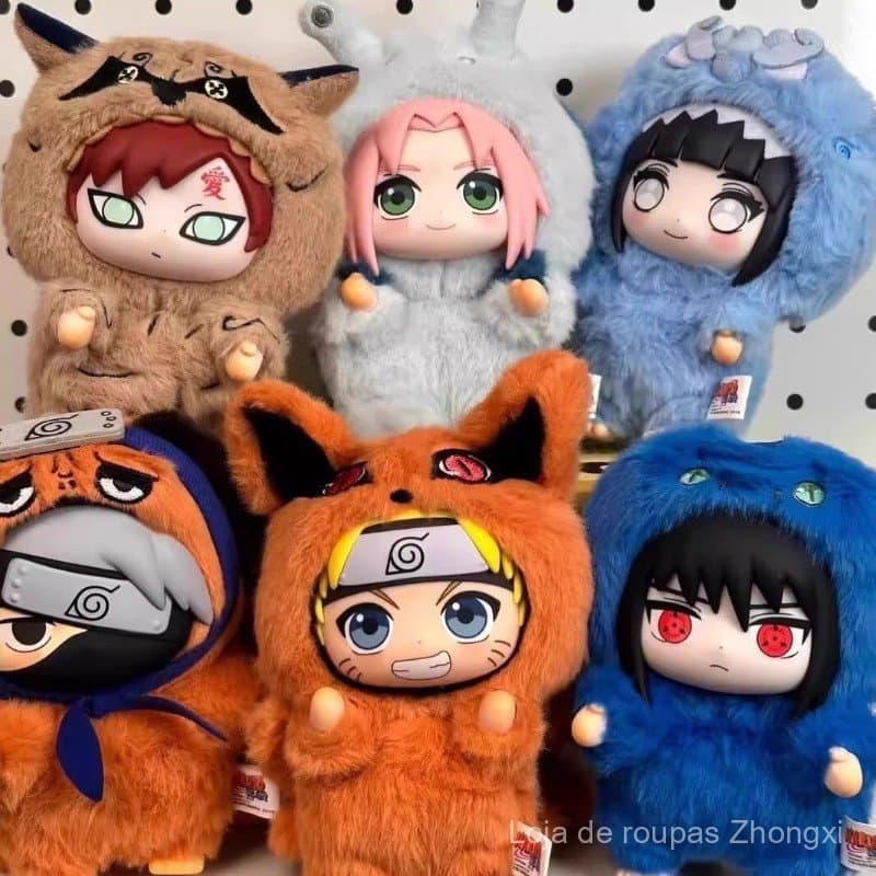 TOPTOYEAKL Pingente de Pelúcia de Vinil Ninja Gale Beast Naruto Ornamento de Brincadeira GFEH