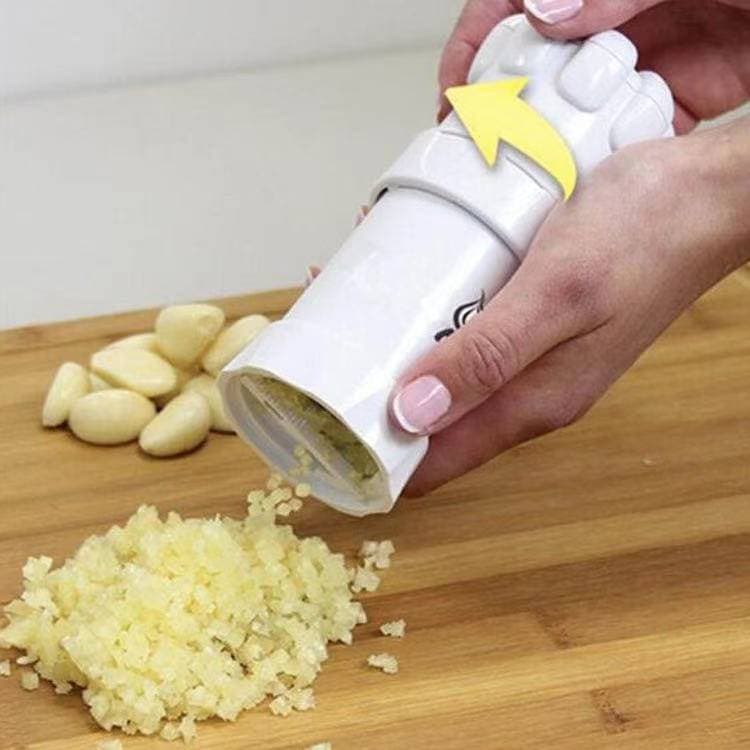 Novo Mini cortador de alho manual multiuso, aparelho de cozinha, prensa de alho, cortador de alho multiuso, chapéu de Ch