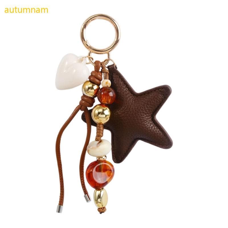 Autumnam Mixed Bead Star Chaveiro Decoração Para Bolsas Diárias E