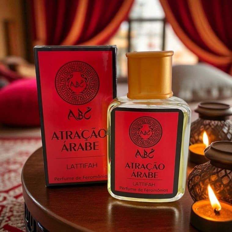 Perfume Árabe Masculino Com Feromônios Ativos Sedutor Concentrado Fragrância Marcante Atração 100ml