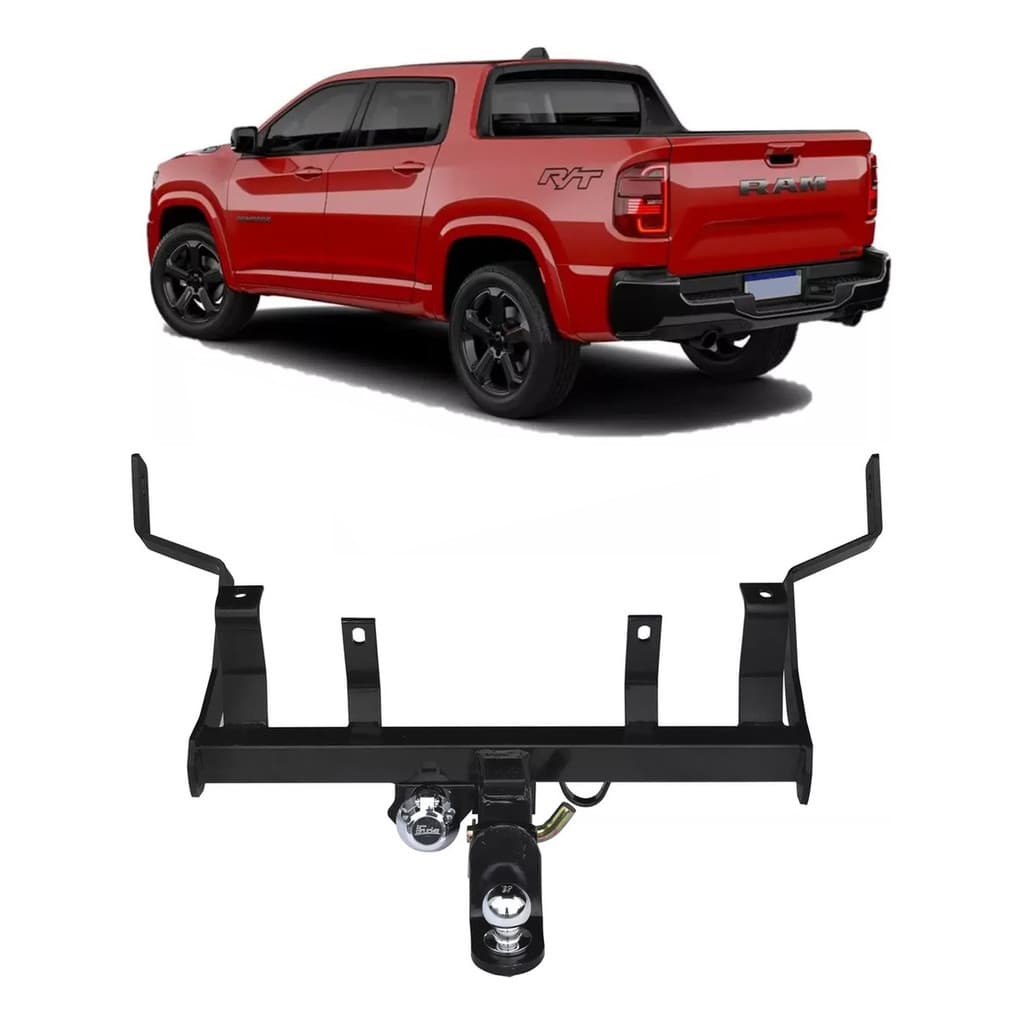 Engate Rabicho Removivel 1500k Ram Rampage 2023 2024 2025