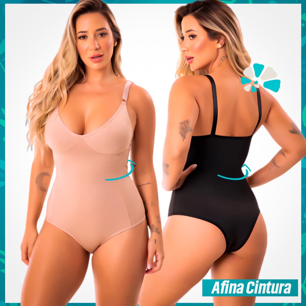 Body Modelador Feminino Suplex – Afina Cintura, Reduz Barriga e Modela o Corpo