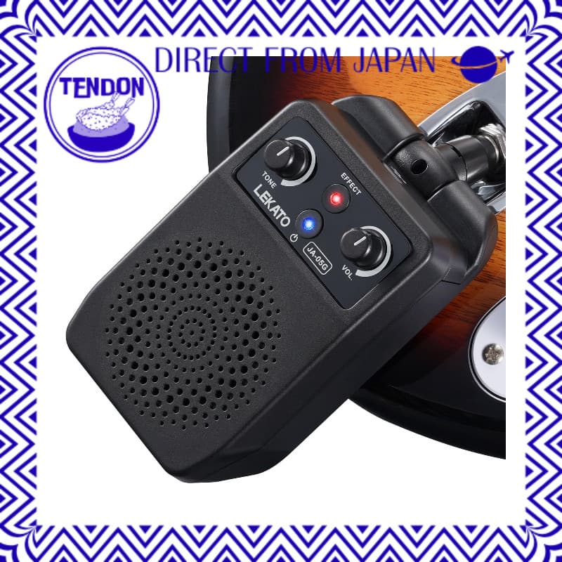 【DIRETO DO JAPÃO】Amplificador para Guitarra Pequeno Mini Amplificador 5W com 4 Efeitos Bluetooth Leve Recarregável