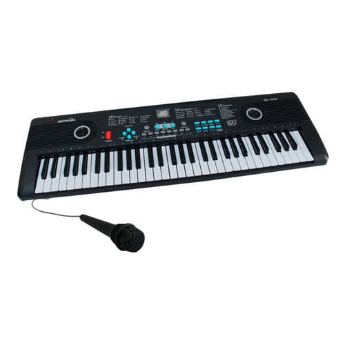 Teclado Musical Infantil 61 Teclas com Microfone Importway BW137