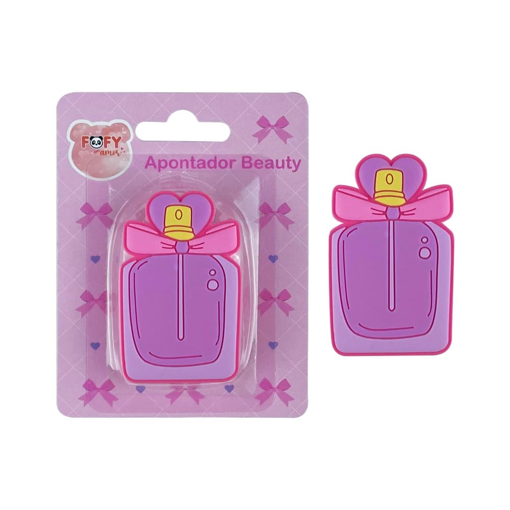 Apontador de Maquiagem Beauty Fofy – Apontador em Formato de Frasco de Perfume, Compacto e Elegante