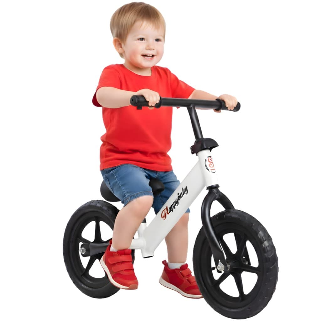 Bicicleta Sem Pedal Treino Equilíbrio Infantil Branco Aro 10 - Castela
