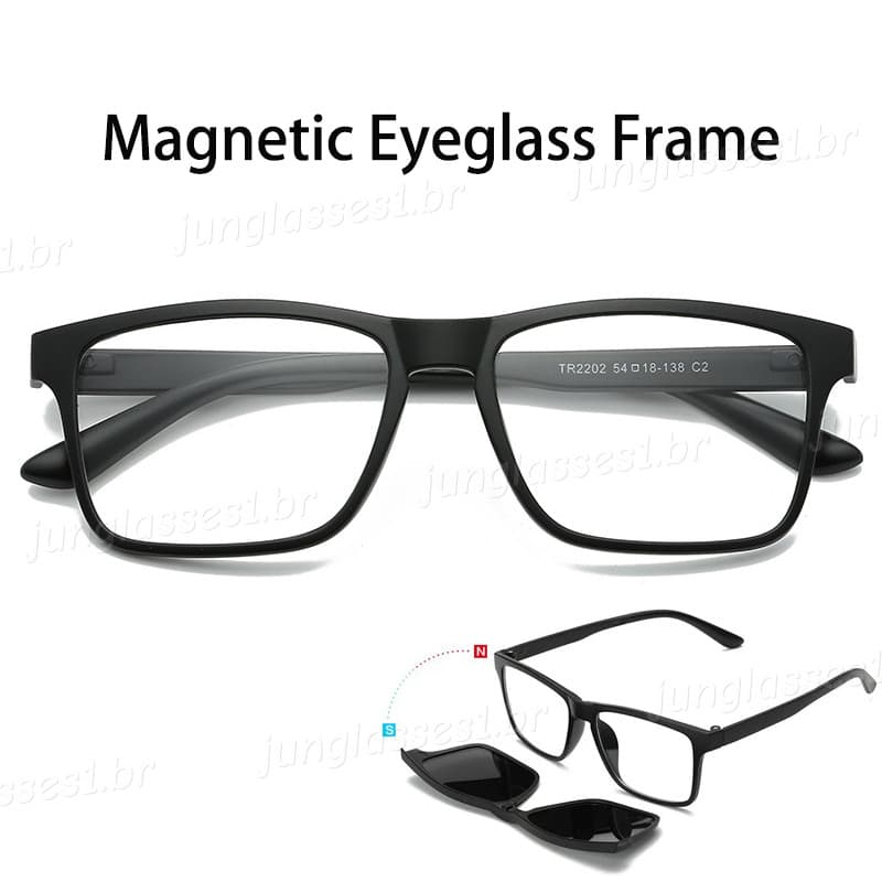 2202A 2201A 2208A 2298 Moda TR90 Armação Magnética Para Óculos