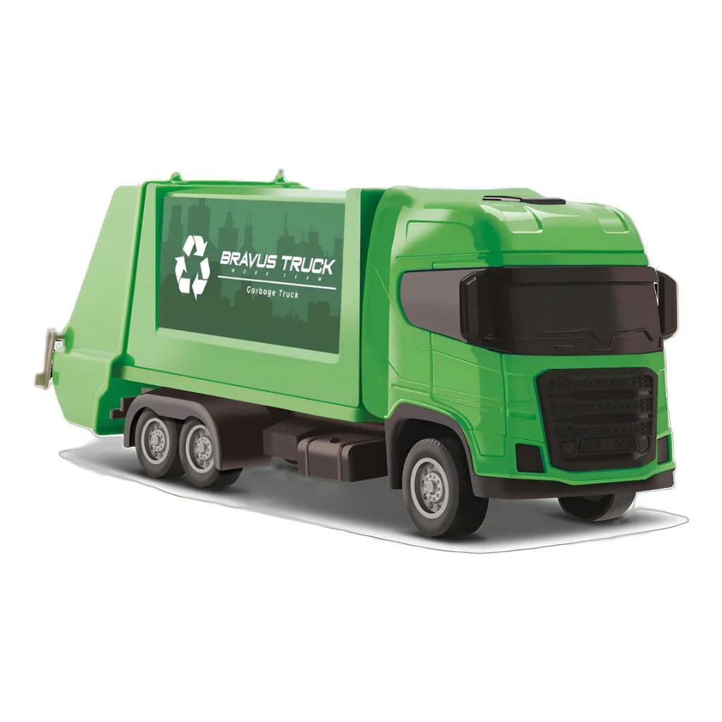 Caminhãozinho De Lixo De Brinquedo Bravus Truck Gavatoys