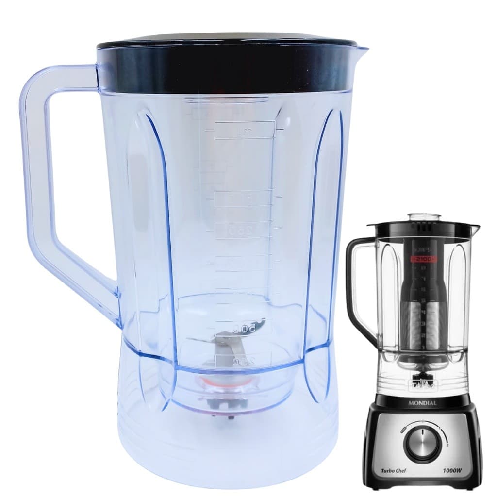 Jarra Copo de Multiprocessador MONDIAL Turbo Chef 1000w