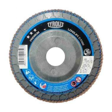 Disco Flap 7" Grão 40 Tyrolit Premium Reto Nylon 34239199