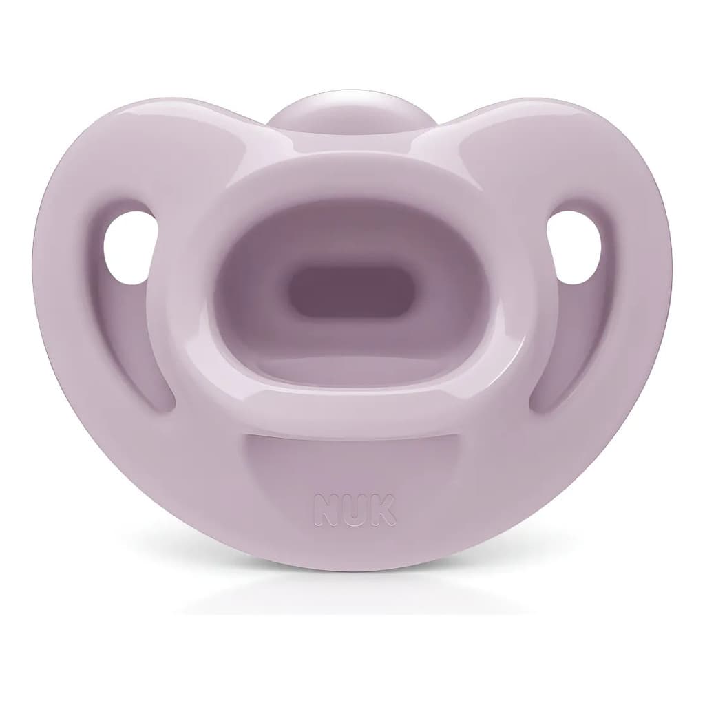 Chupeta Sensitive Soft 100% Silicone Menina Rosa 0-6m T1 Nuk