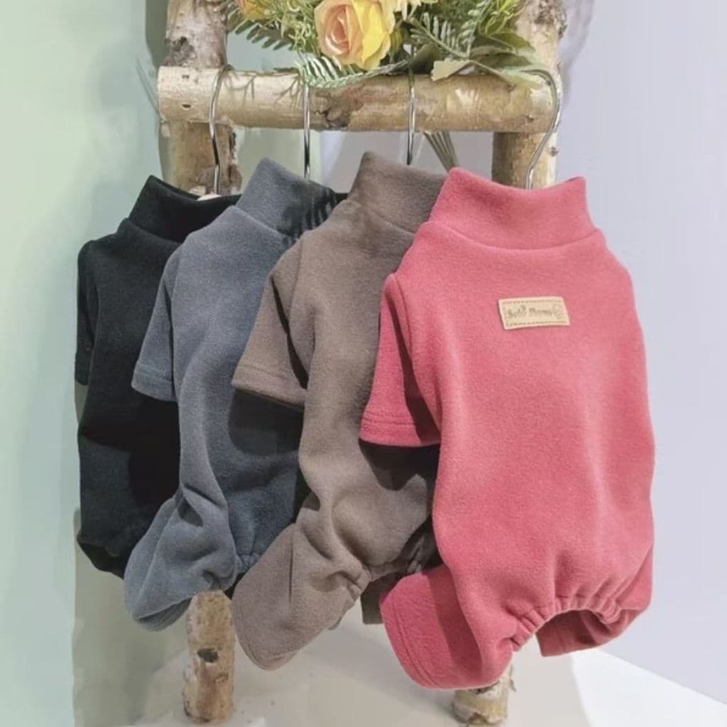Outono inverno novo estilo roupas para animais de estimação pequeno cão Teddy Pomeranian Bichon Schnauzer quente confort