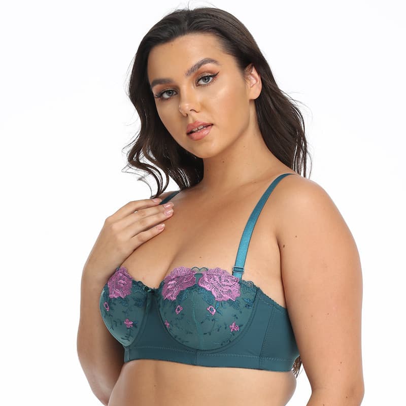 Sutiã Feminino 110C Tamanho Grande Meia Xícara Roupa Íntima