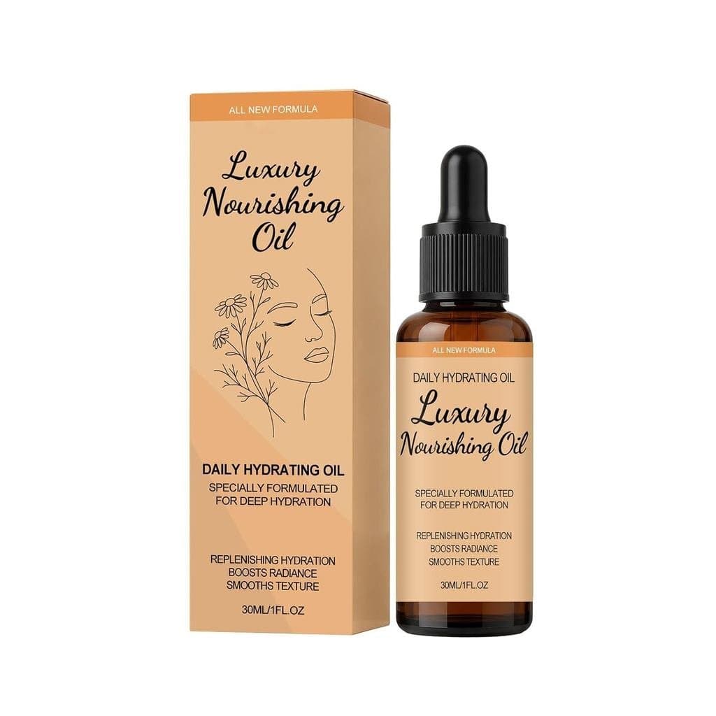 Óleo Hidratante Diário para Rosto e Corpo – Mistura Botânica Hidratante, Vitamina E – Fórmula Leve, de Rápida Absorção e