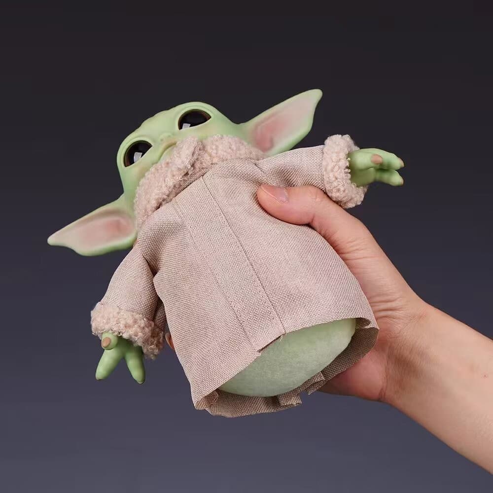 Brinquedo Baby Yoda de 17cm, Boneco de Pelúcia Grogu de Star Wars