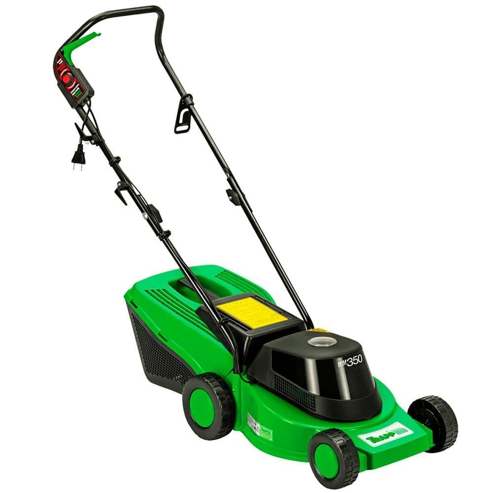 Cortador De Grama Elétrico Trapp WM-350 1300W 220V Com Recolhedor Jardim Área Verde Facilidade